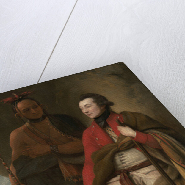 Colonel Guy Johnson and Karonghyontye, 1776 by Benjamin West