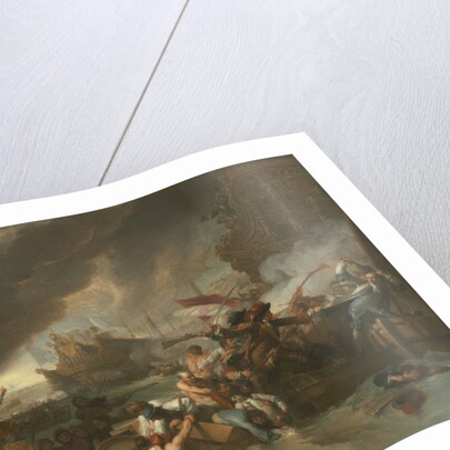 The Battle of La Hogue, c.1778 by Benjamin West