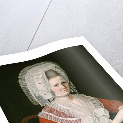 Lady Wearing a Large White Cap, c.1780 by American School