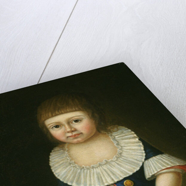 Boy with a Basket of Fruit, c.1790 by American School