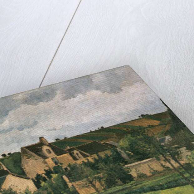 The Hermitage at Pontoise, 1867 by Camille Pissarro