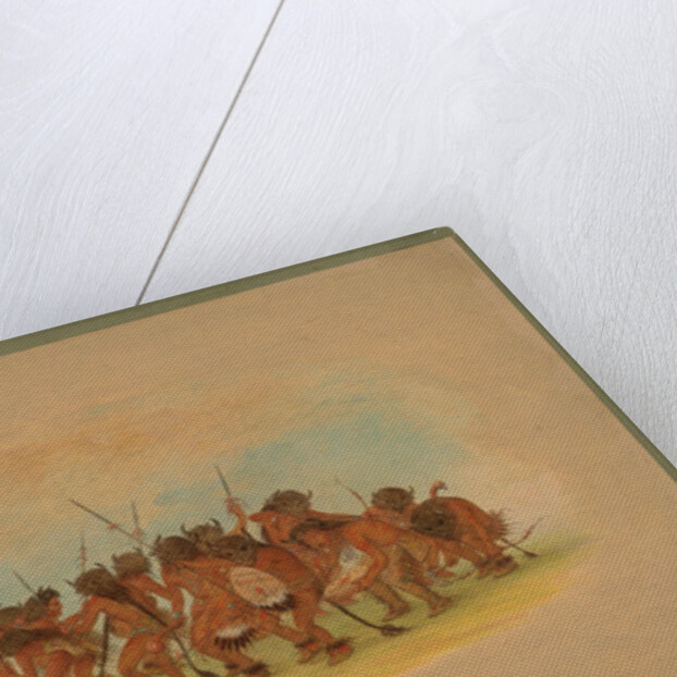 Mandan Buffalo Dance, 1861 by George Catlin