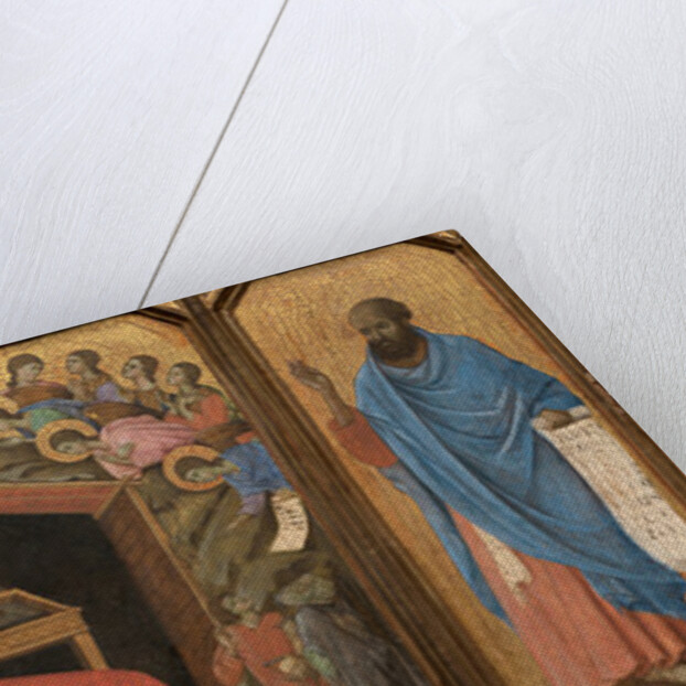 The Nativity with the Prophets Isaiah and Ezekiel, 1308-11 by Duccio di Buoninsegna