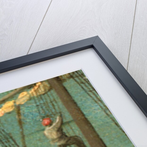 Ship rigging detail from Tower of Babel, 1563 by Pieter the Elder Bruegel