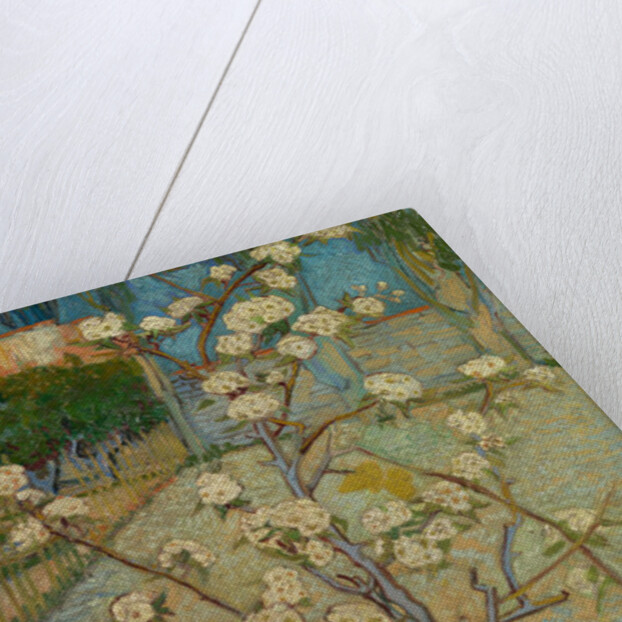 Small pear tree in blossom, 1888 by Vincent van Gogh