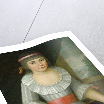 The Domino Girl, c.1790 by American School