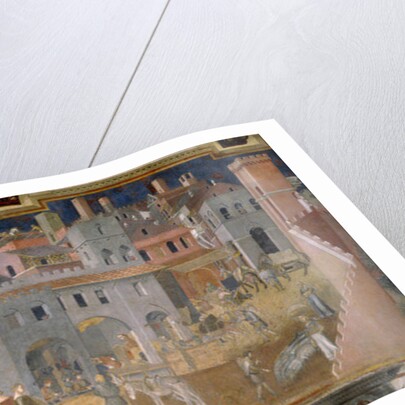 The Effects of Good Government in the City, 1337-1343 by Ambrogio Lorenzetti