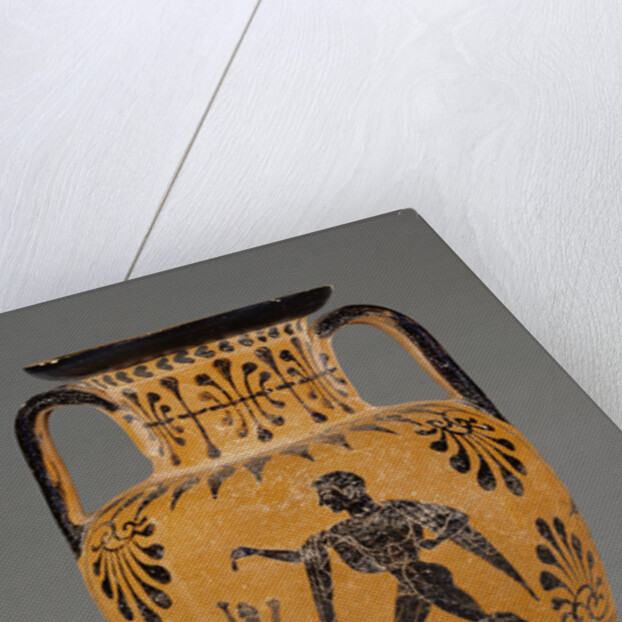 Etruscan black-figure neck amphora, c.490 BC by Greek school