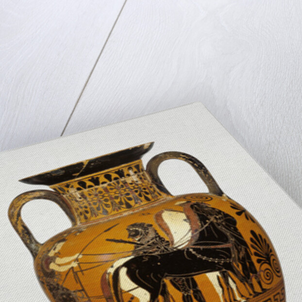 Attic black-figure neck amphora with apotheosis of Heracles, c.530-20 BC by Greek school