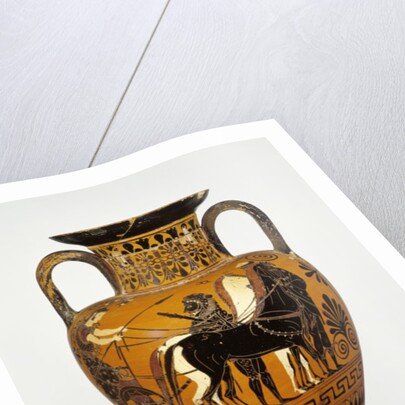 Attic black-figure neck amphora with apotheosis of Heracles, c.530-20 BC by Greek school