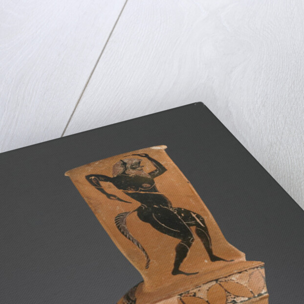 Athenian Attic black-figure Nikosthenic amphora fragment, c.550-40 BC by Greek school