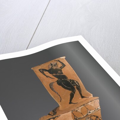 Athenian Attic black-figure Nikosthenic amphora fragment, c.550-40 BC by Greek school