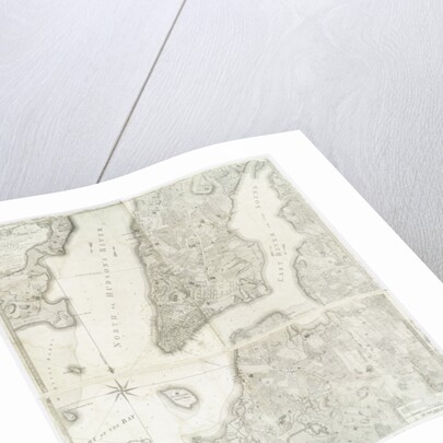 Plan of the city of New York in North America surveyed in the years 1766 & 1767 published in Faden's Atlas, 1776 by William Faden