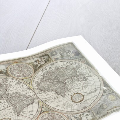 A new and accurate map of the world, 1676 by John Speed