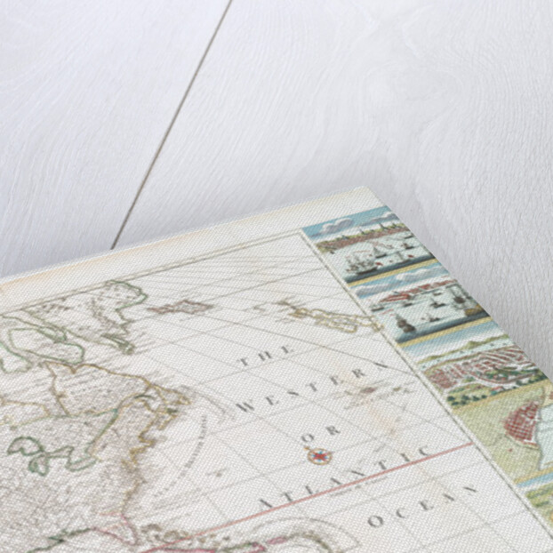 A new and correct map of the trading part of the West Indies, 1741 by Henry Overton