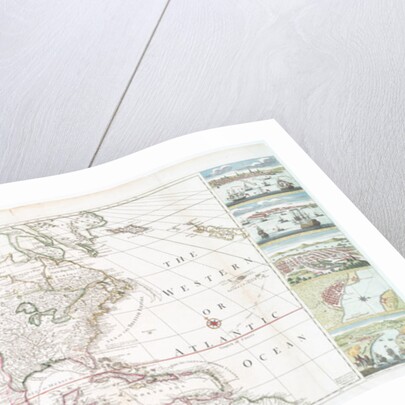 A new and correct map of the trading part of the West Indies, 1741 by Henry Overton