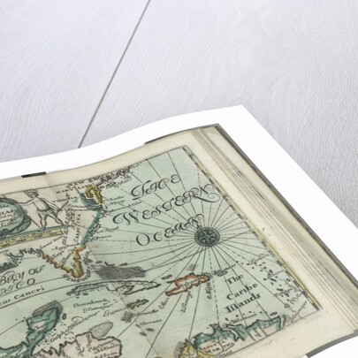 A chart of the West Indies from Cape Cod to River Oronoque from Atlas maritimus by John Seller, 1682 by John Seller
