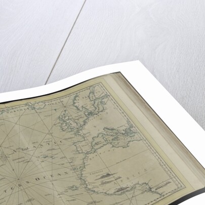 The Atlantic or Western Ocean from the West-India atlas, 1775 by Thomas Jefferys