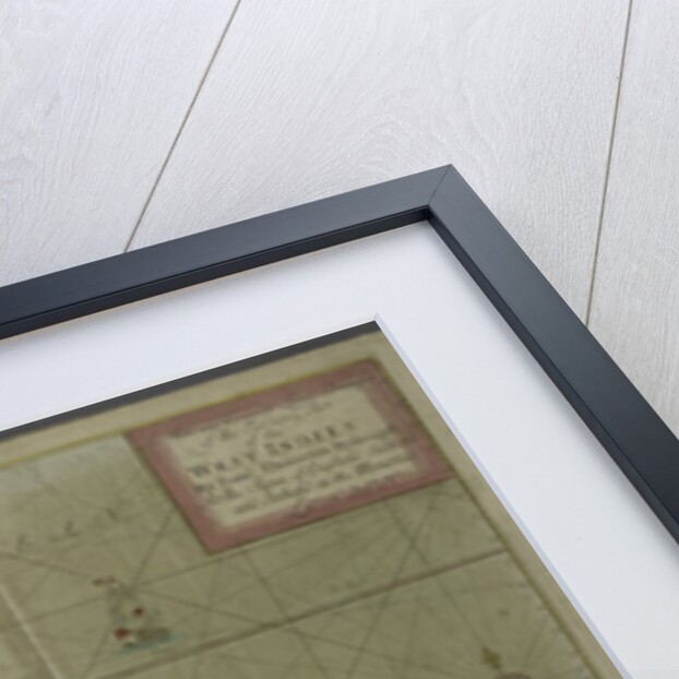 Trading map of the West Indies, 1707 by English School