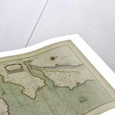 A chart of the East coast of Scotland by English School