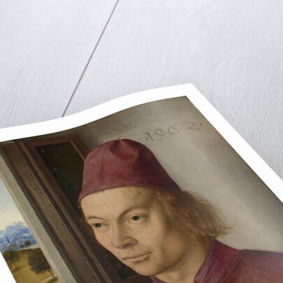 Portrait of young man, perhaps Jan van Winckele, 1462 by Dirck Bouts