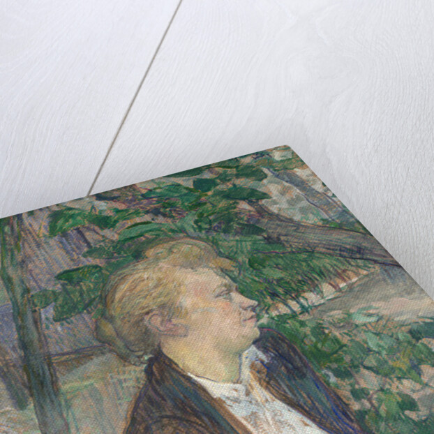 Woman seated in a Garden, 1891 by Henri de Toulouse-Lautrec