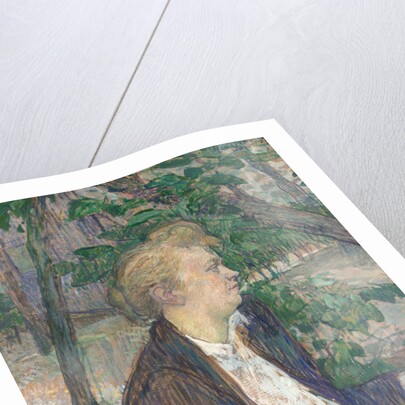 Woman seated in a Garden, 1891 by Henri de Toulouse-Lautrec