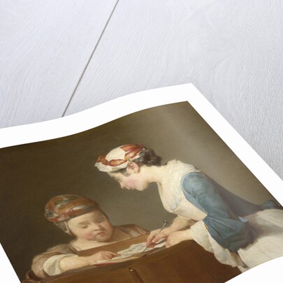 The Young Schoolmistress, 1740 by Jean-Baptiste Simeon Chardin