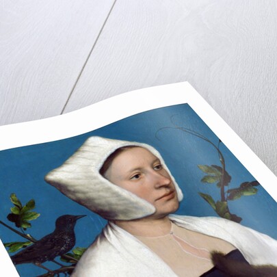 Lady with a Squirrel and a Starling, c.1526-28 by Hans Holbein the Younger