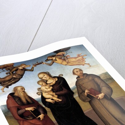 The Virgin of Loretto with Saint Jerome and Saint Francis, 1507-15 by Pietro Perugino