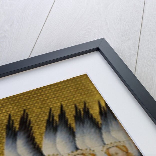 Mary with Child and Angels, right panel of Wilton Diptych, c.1395-9 by Anonymous Anonymous