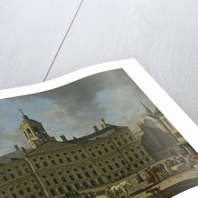 The Town Hall on Dam Square, Amsterdam, 1672 by Gerrit Adriaensz Berckheyde