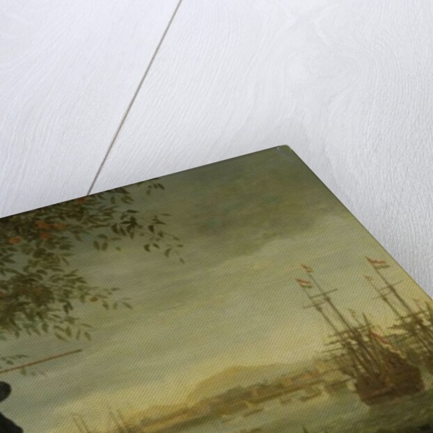 A senior merchant of the Dutch East India Company Jacob Mathieusen and his wife by Aelbert Cuyp