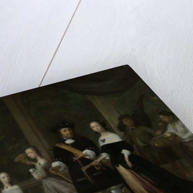 Batavian VOC chief merchant Pieter Cnoll and his family, 1665 by Jacob Coeman