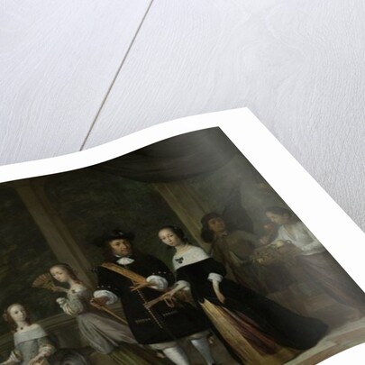 Batavian VOC chief merchant Pieter Cnoll and his family, 1665 by Jacob Coeman