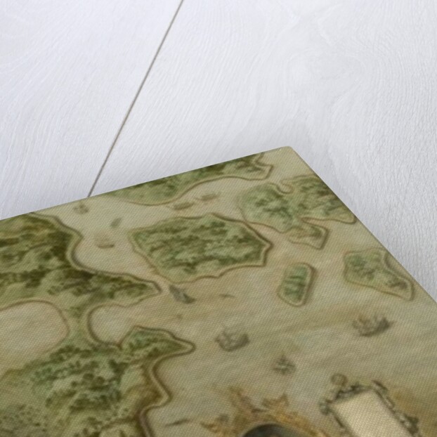 Fort Victoria on the island of Amboina, 1617 by Dutch School