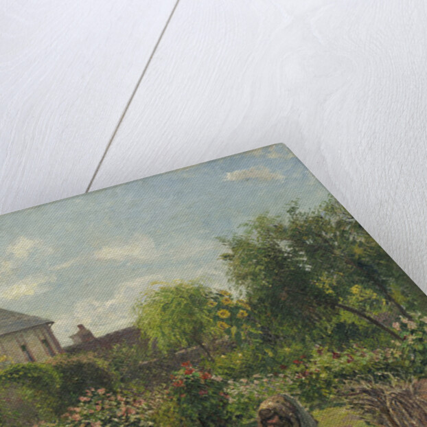 The Artist's Garden at Eragny, 1898 by Camille Pissarro