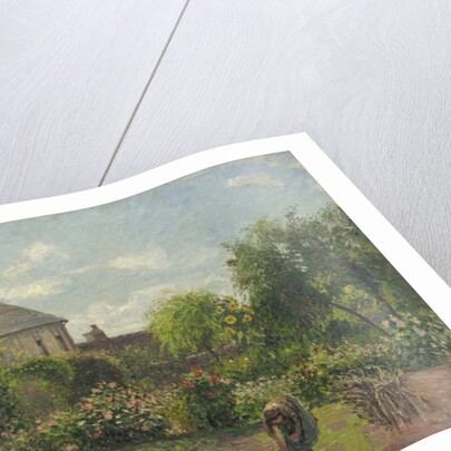 The Artist's Garden at Eragny, 1898 by Camille Pissarro