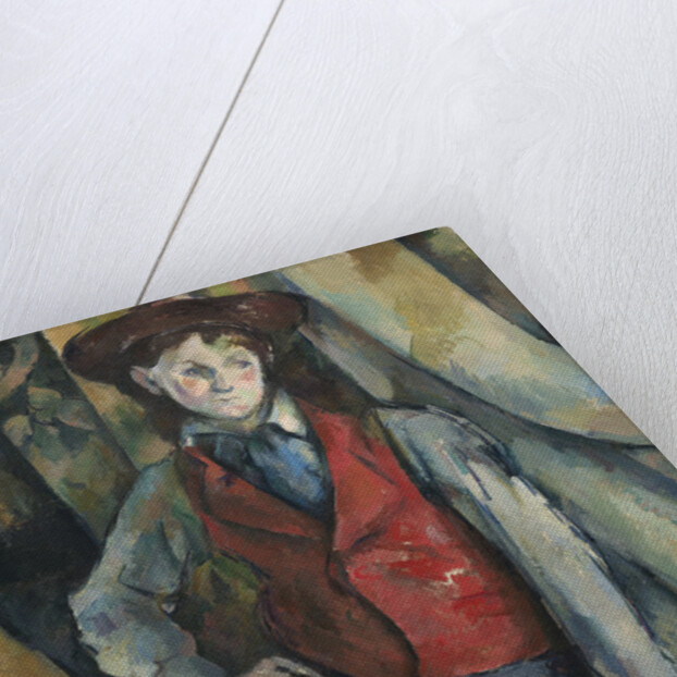 Boy in a Red Waistcoat, 1888-90 by Paul Cezanne