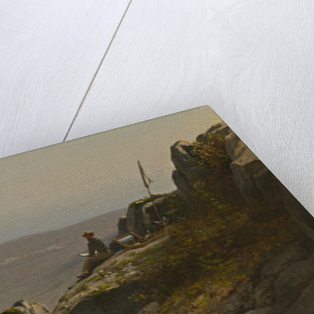 The Artist Sketching at Mount Desert, Maine, 1864-5 by Sanford Robinson Gifford