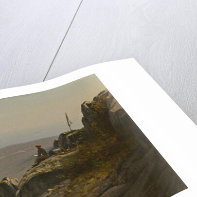 The Artist Sketching at Mount Desert, Maine, 1864-5 by Sanford Robinson Gifford