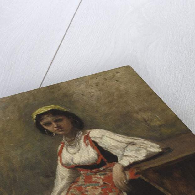 Italian Girl, c.1872 by Jean Baptiste Camille Corot
