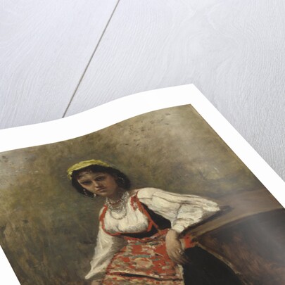 Italian Girl, c.1872 by Jean Baptiste Camille Corot