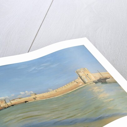The Ramparts at Aigues-Mortes, 1867 by Jean Frederic Bazille