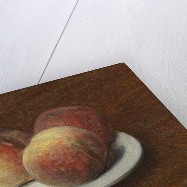 Three Peaches on a Plate, 1868 by Ignace Henri Jean Fantin-Latour