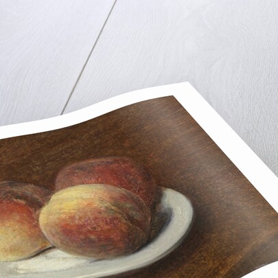 Three Peaches on a Plate, 1868 by Ignace Henri Jean Fantin-Latour