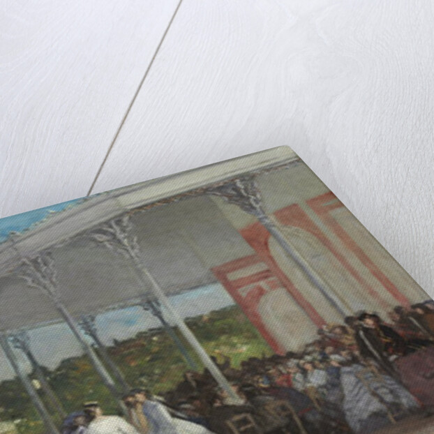 Concert at the Casino of Deauville, 1865 by Eugene Louis Boudin