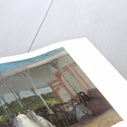 Concert at the Casino of Deauville, 1865 by Eugene Louis Boudin