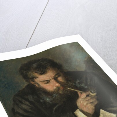 Claude Monet, 1872 by Pierre Auguste Renoir