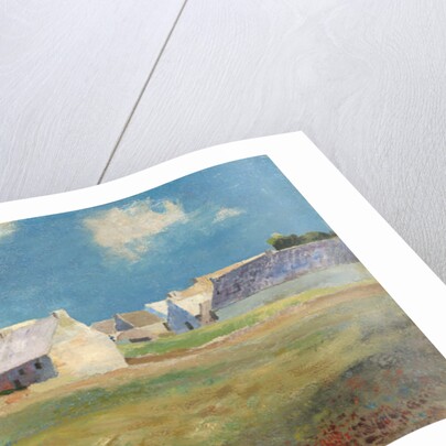 Breton Village, c.1890 by Odilon Redon